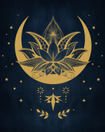 Galaxy Lotus - Art Print Image