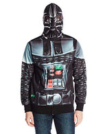 Star Wars Vader Is Here Sublimated Costume Adult Zip Up Hooded Fleece Image