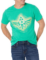 Nintendo Legend of Zelda Soaring Triforce Adult T-Shirt Image