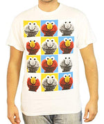 Sesame Street Elmo Pop Art Adult T-Shirt Image
