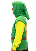 Nintendo Legend of Zelda Windwaker Link Zip-Up Adult Hoodie Image