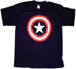 Captain America Shield Logo Adult T-shirt Image