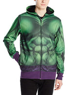 Marvel Buff Hulk Sublimated Costume Adult Hoodie Image
