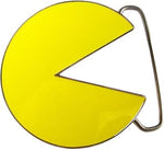 Pac-Man Belt Buckle with Chrome Image