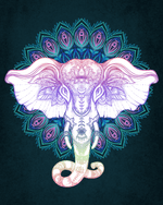 Mandala Elephant - Art Print Image