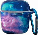 Galaxy Protective Earbuds Case with Mini Carabiner I Compatible with Airpods Case 1 & 2 Image