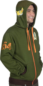 JINX Overwatch Ultimate Bastion Men's Gamer Zip-Up Hoodie Image