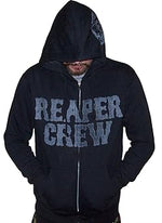 Sons of Anarchy Reaper Crew Adult Zip Up Hoodie Sweatshirt Image
