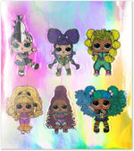 LOL Girls Activity Set 6pc Kids Arts and Crafts Kit for Home, Travel, or Gift Image