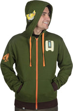 JINX Overwatch Ultimate Bastion Men's Gamer Zip-Up Hoodie Image
