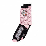 Demon Slayer Nezuko Character Pattern Anime Crew Socks Image