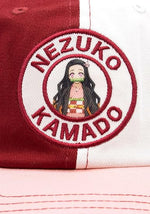 Demon Slayer Kamado Nezuko Half-Half Adjustable Cap Image