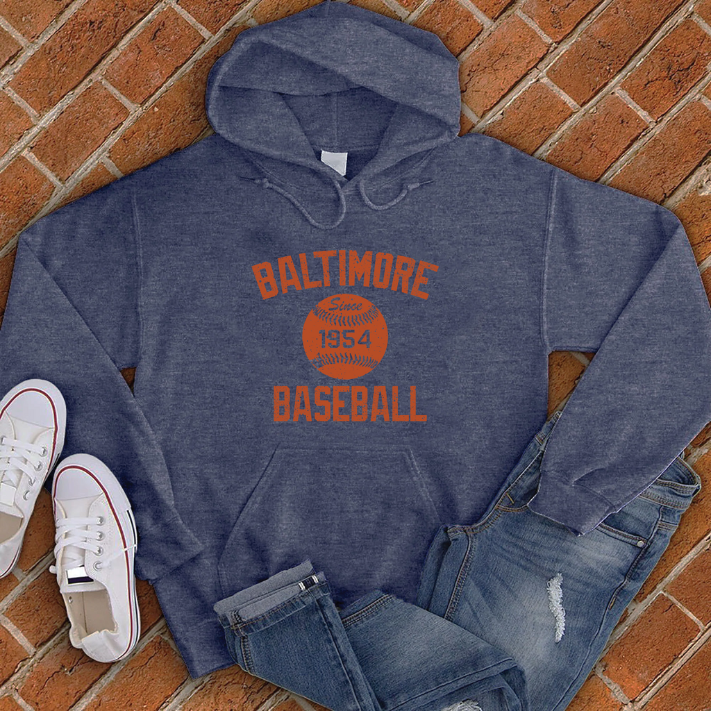 Baltimore Baseball Hoodie Hoodie tshirts.com Classic Navy Heather S 