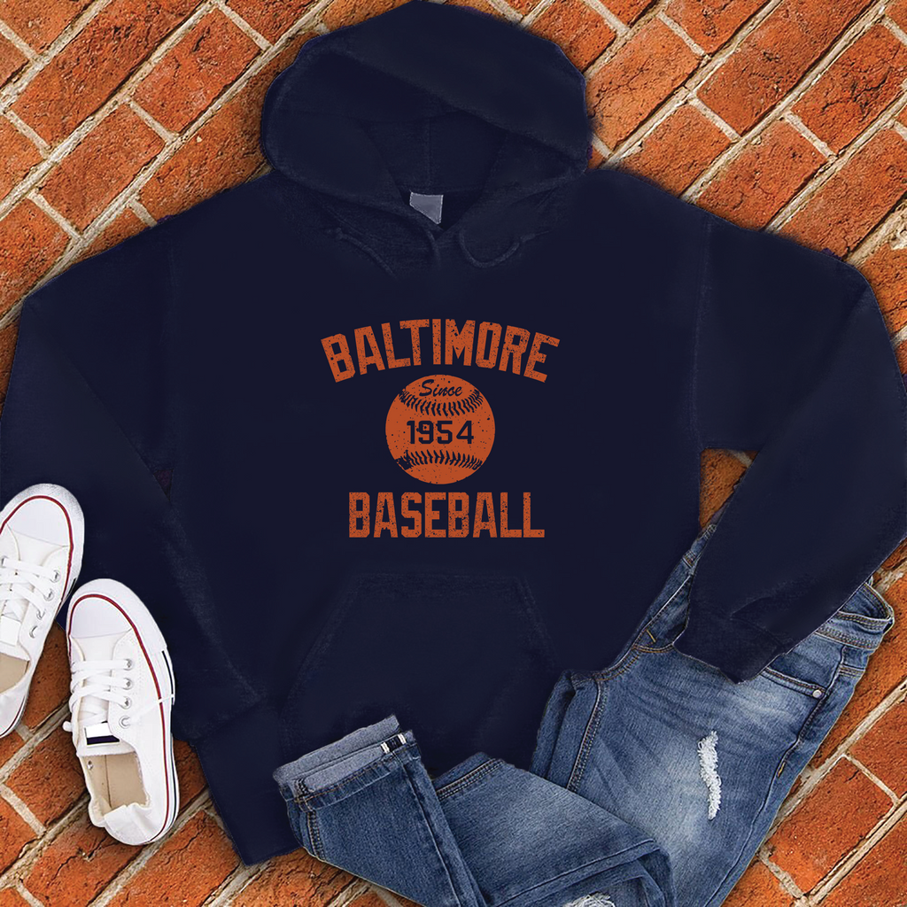 Baltimore Baseball Hoodie Hoodie tshirts.com Classic Navy S 