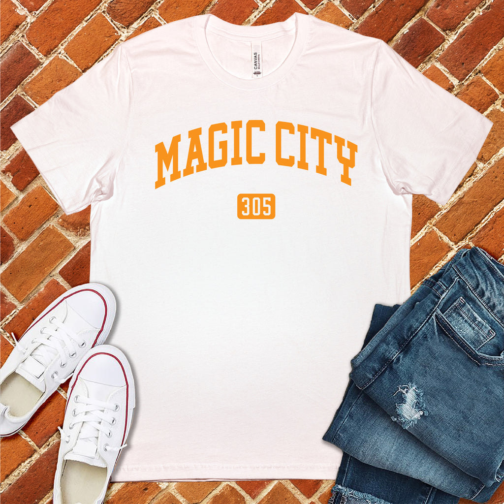 Magic City T-Shirt T-Shirt Tshirts.com White S 