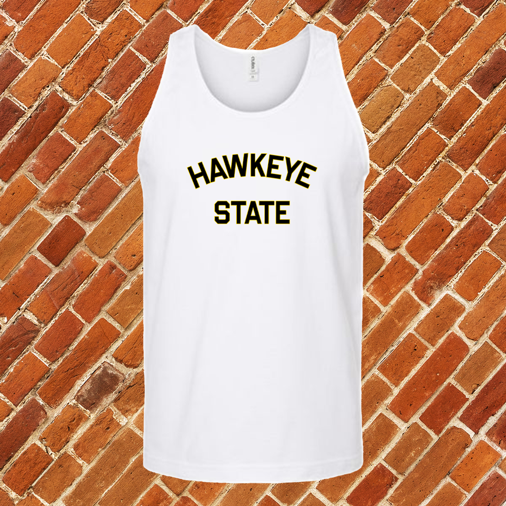 Hawkeye state Unisex Tank Top Tank Top Tshirts.com White S 