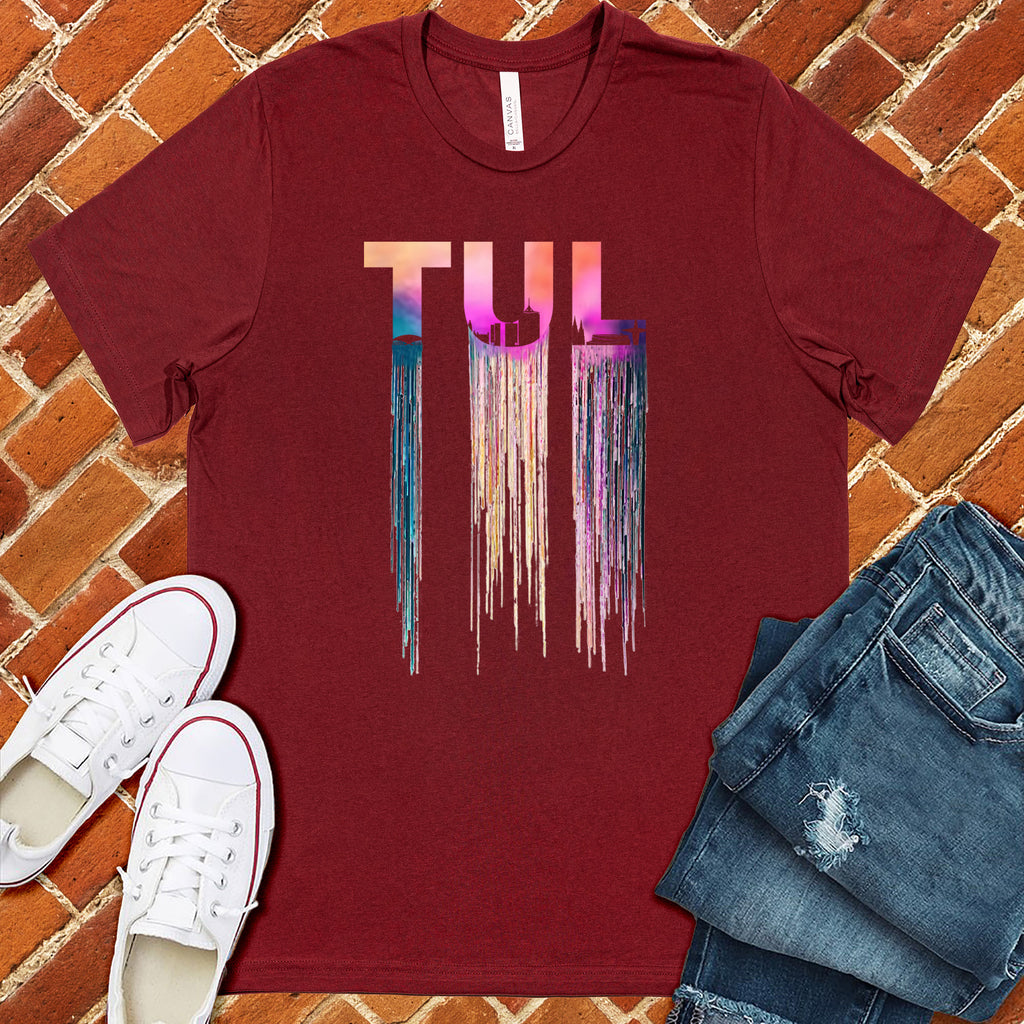 TUL Drip T-Shirt T-Shirt Tshirts.com Heather Cardinal S 