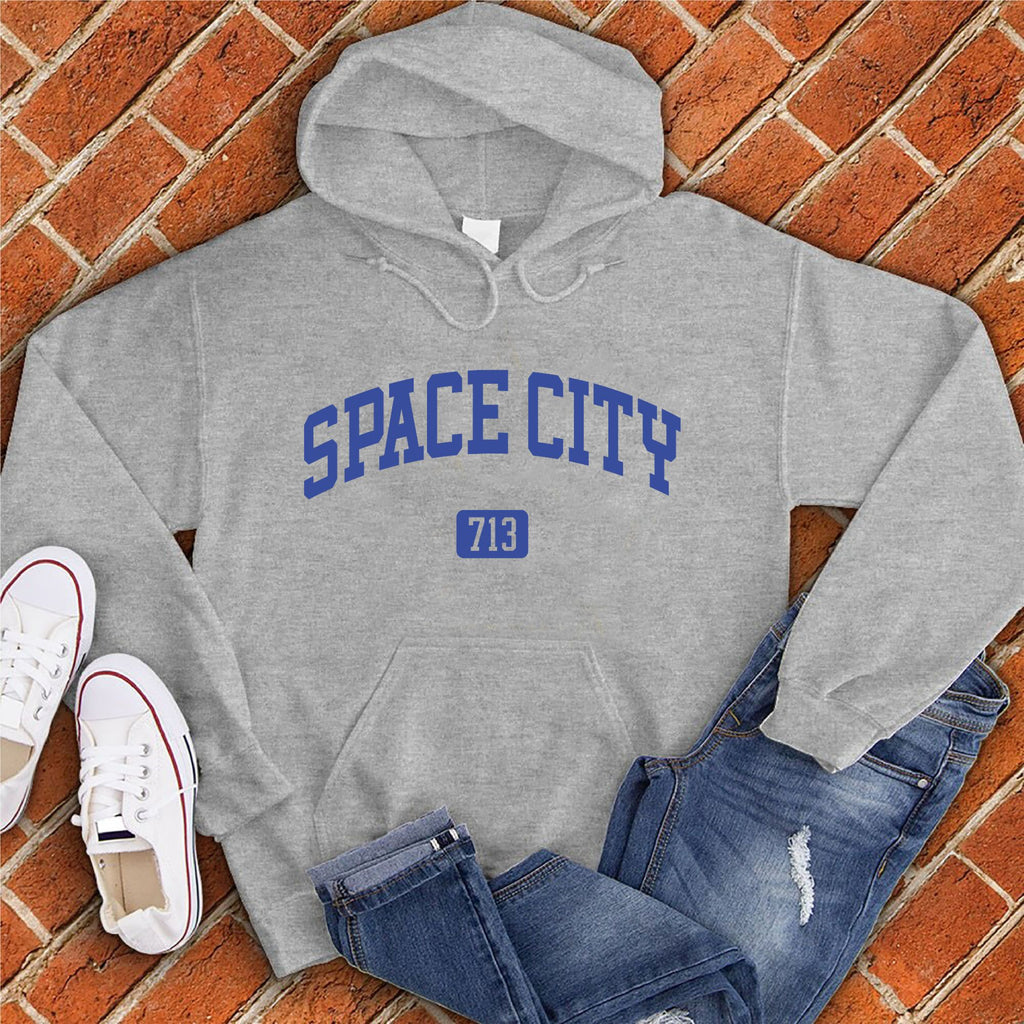 Space City Hoodie Hoodie Tshirts.com Grey Heather S 