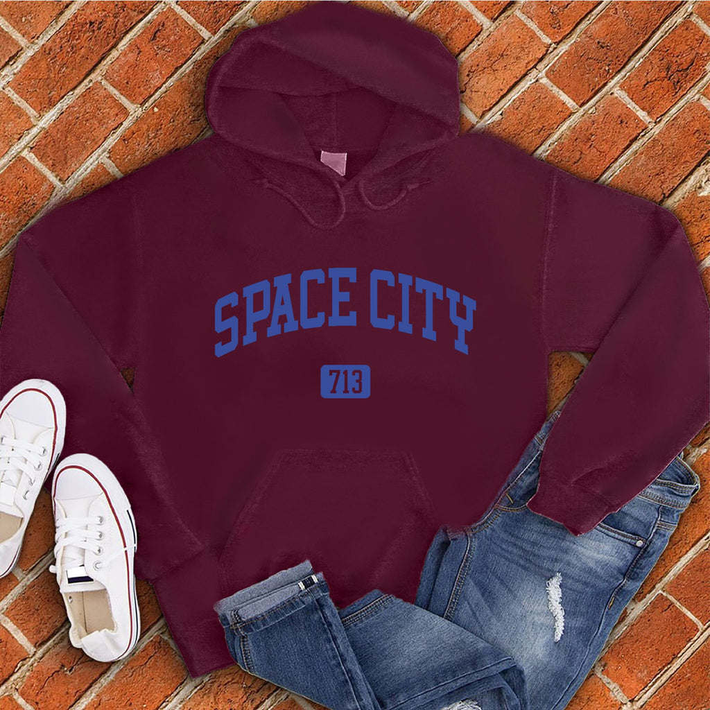 Space City Hoodie Hoodie Tshirts.com Maroon S 