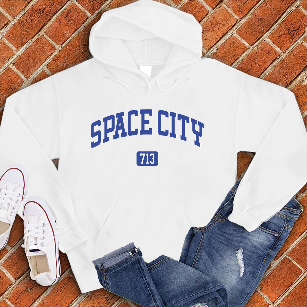 Space City Hoodie Hoodie Tshirts.com White S 