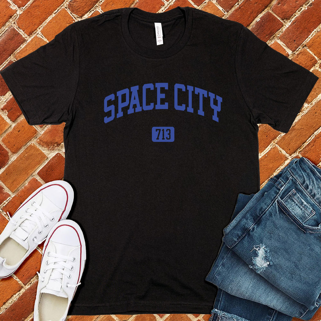 Space City T-Shirt T-Shirt Tshirts.com Black S 
