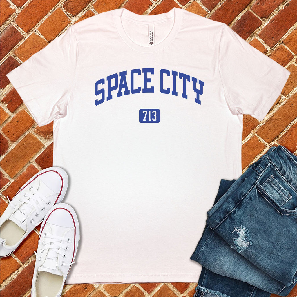 Space City T-Shirt T-Shirt Tshirts.com White S 