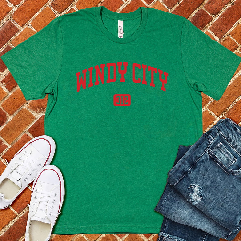 Windy City T-Shirt T-Shirt Tshirts.com Heather Kelly S 