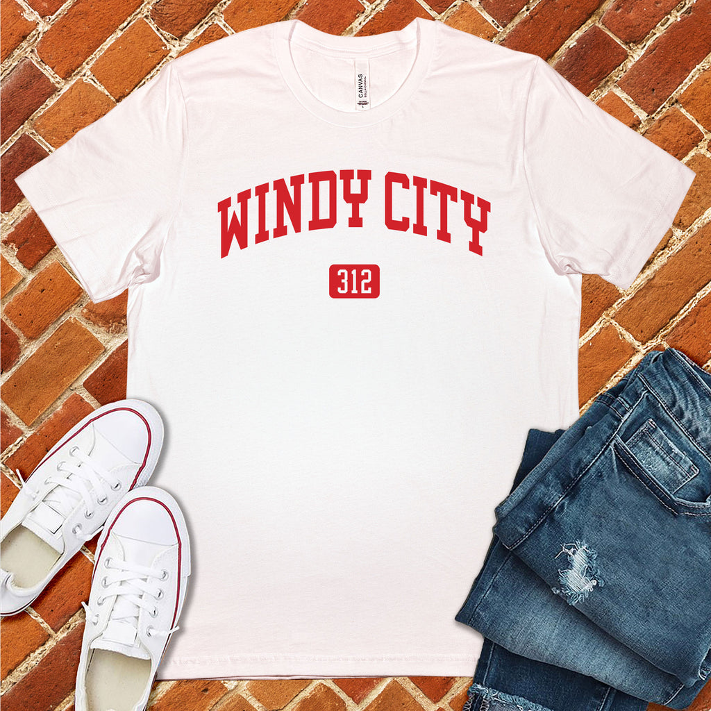 Windy City T-Shirt T-Shirt Tshirts.com White S 