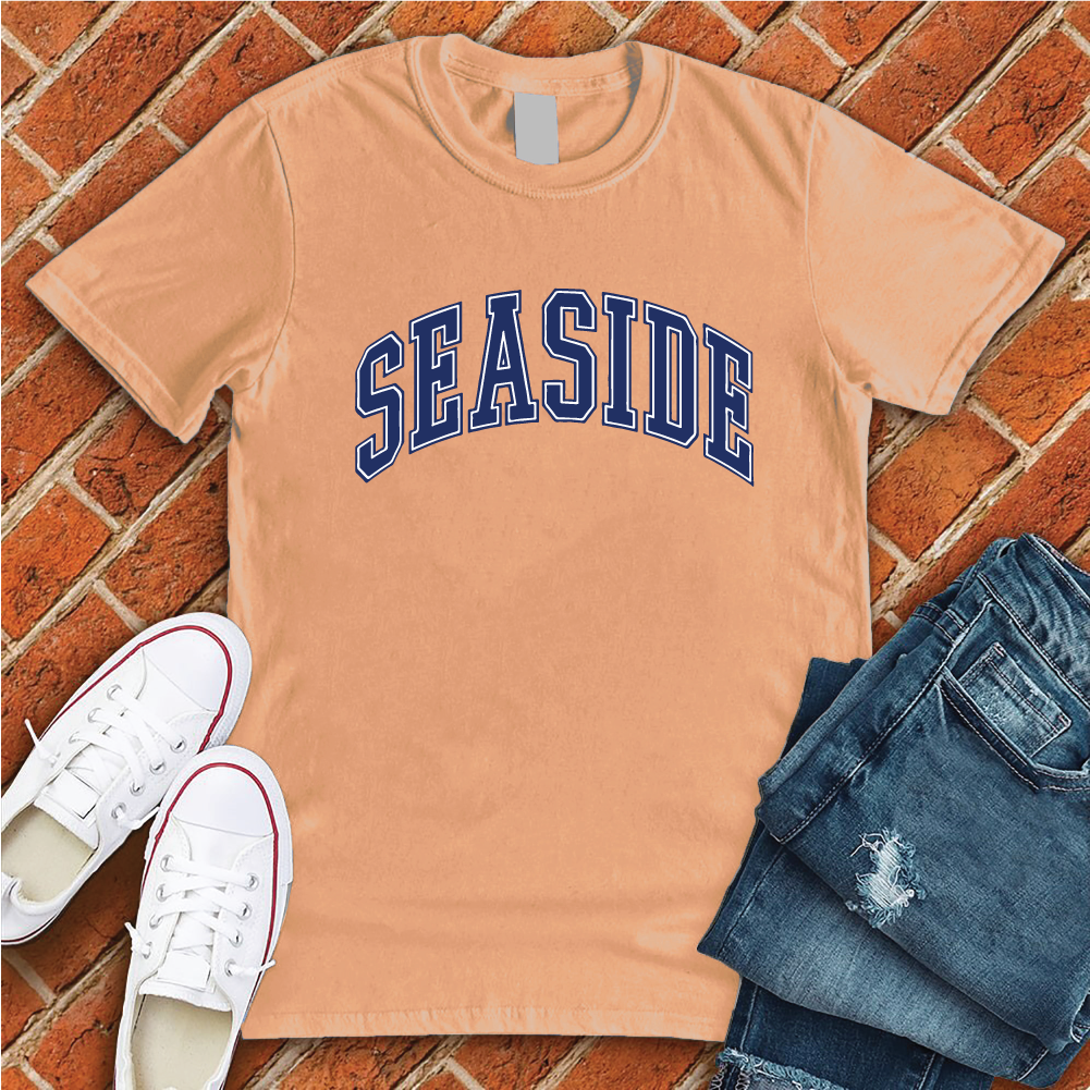 Seaside T-Shirt T-Shirt tshirts.com Heather Prism Peach S 
