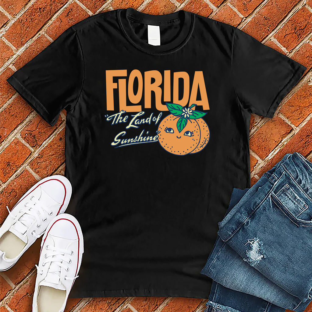Florida Orange Sunshine T-Shirt T-Shirt tshirts.com Black S 