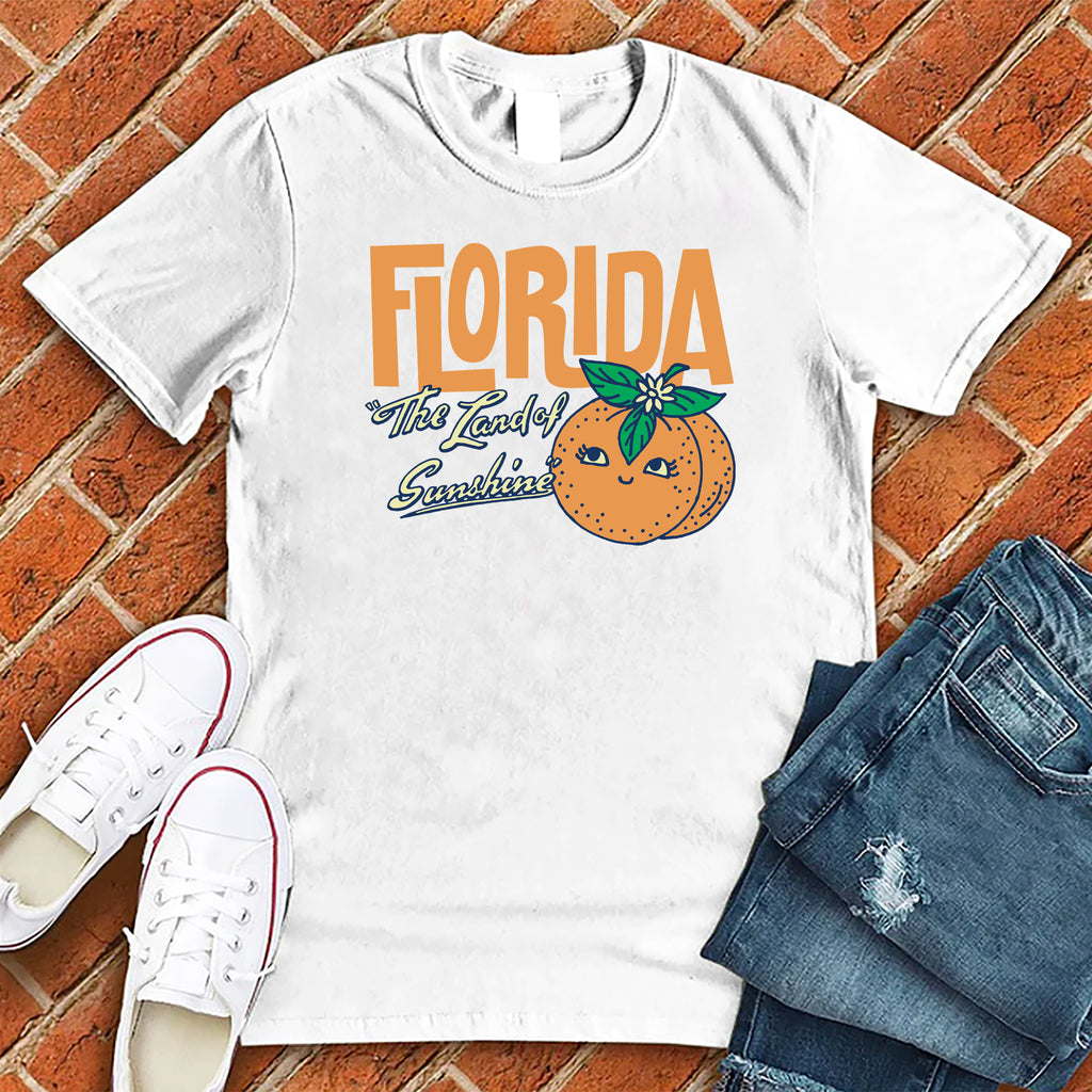 Florida Orange Sunshine T-Shirt T-Shirt tshirts.com White S 