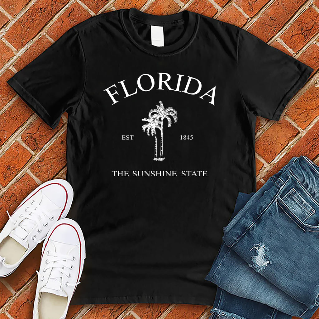 Florida 1845 Sunshine state T-Shirt T-Shirt tshirts.com Black S 