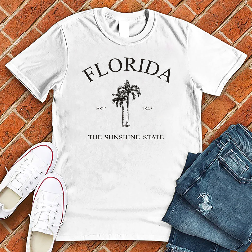 Florida 1845 Sunshine state T-Shirt T-Shirt tshirts.com White S 