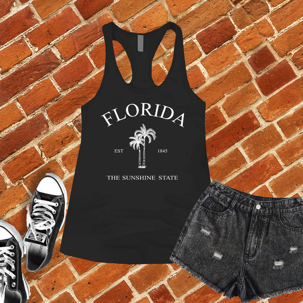 Florida 1845 Sunshine state Women's Tank Top Tank Top tshirts.com Black S 