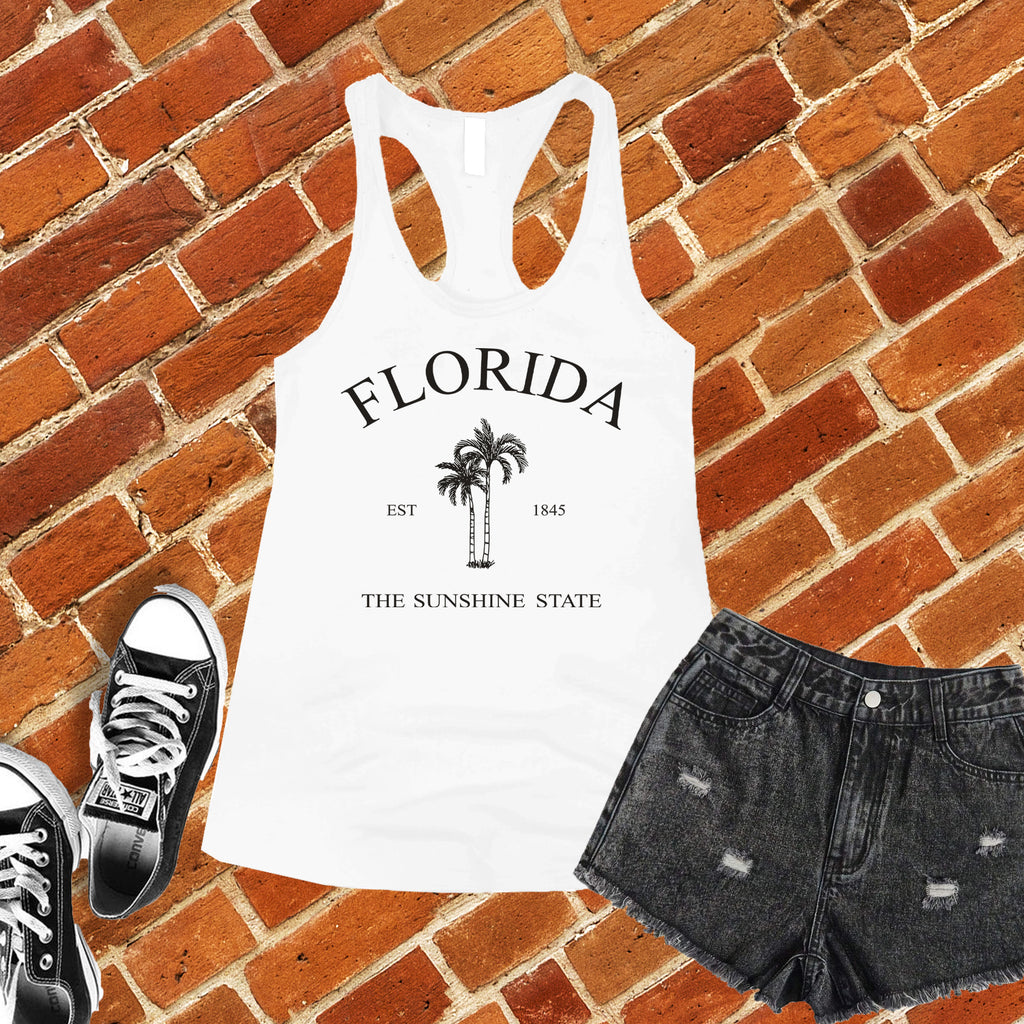 Florida 1845 Sunshine state Women's Tank Top Tank Top tshirts.com White S 
