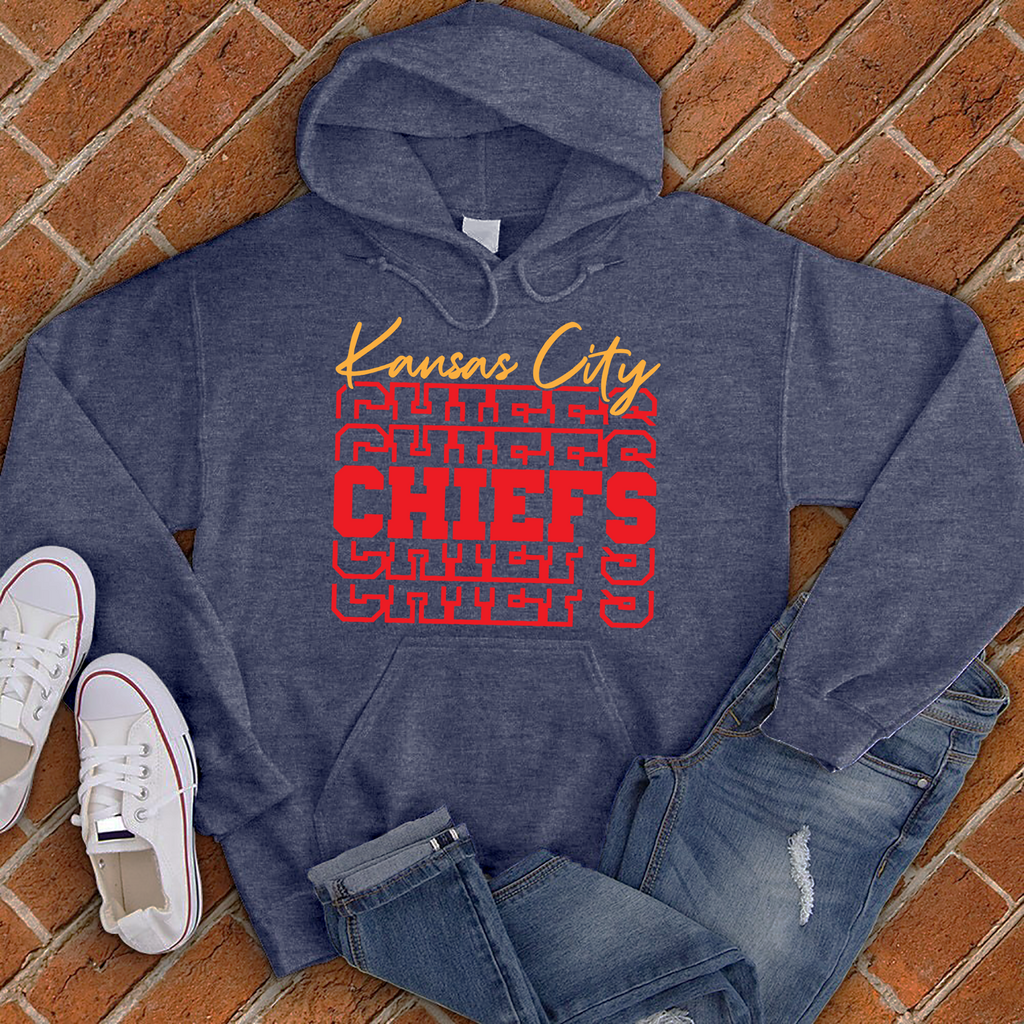 Kansas City Chiefs Repeat Hoodie Hoodie tshirts.com Classic Navy Heather S 