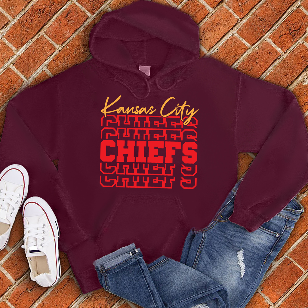 Kansas City Chiefs Repeat Hoodie Hoodie tshirts.com Maroon S 