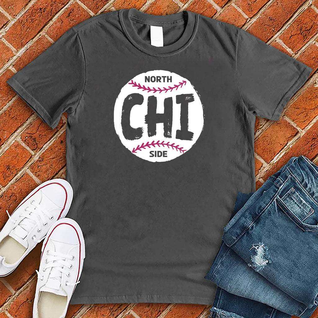 North Side CHI T-Shirt T-Shirt tshirts.com Asphalt S 