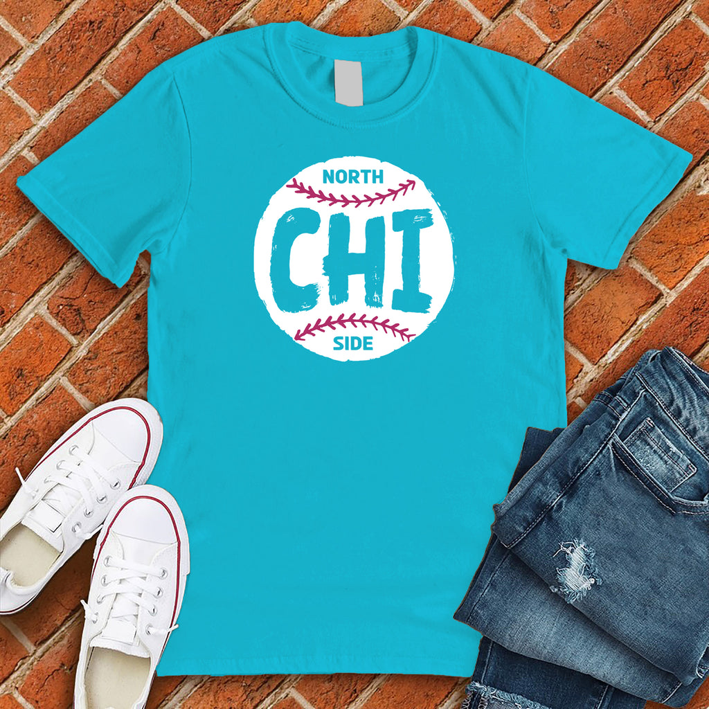 North Side CHI T-Shirt T-Shirt tshirts.com Turquoise S 