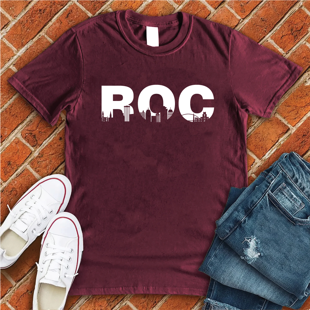 ROC T-Shirt T-Shirt tshirts.com Maroon S 