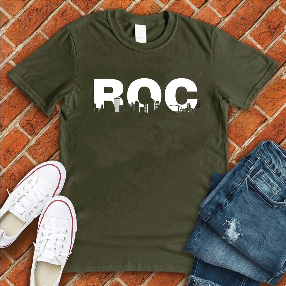 ROC T-Shirt T-Shirt tshirts.com Military Green S 