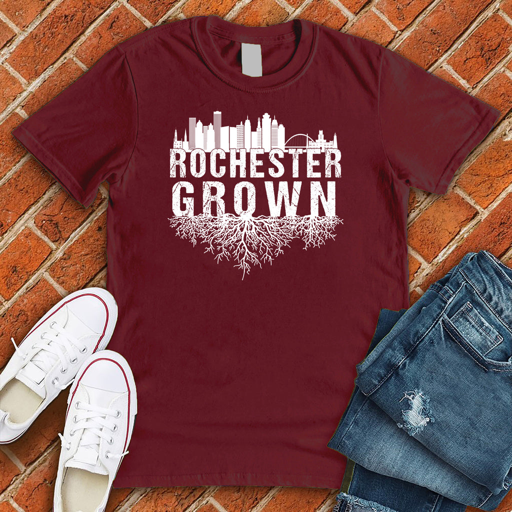 Rochester Grown T-Shirt T-Shirt tshirts.com Heather Cardinal S 
