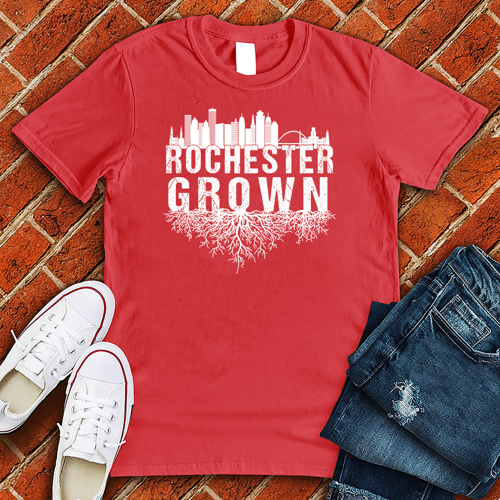 Rochester Grown T-Shirt T-Shirt tshirts.com Red S 