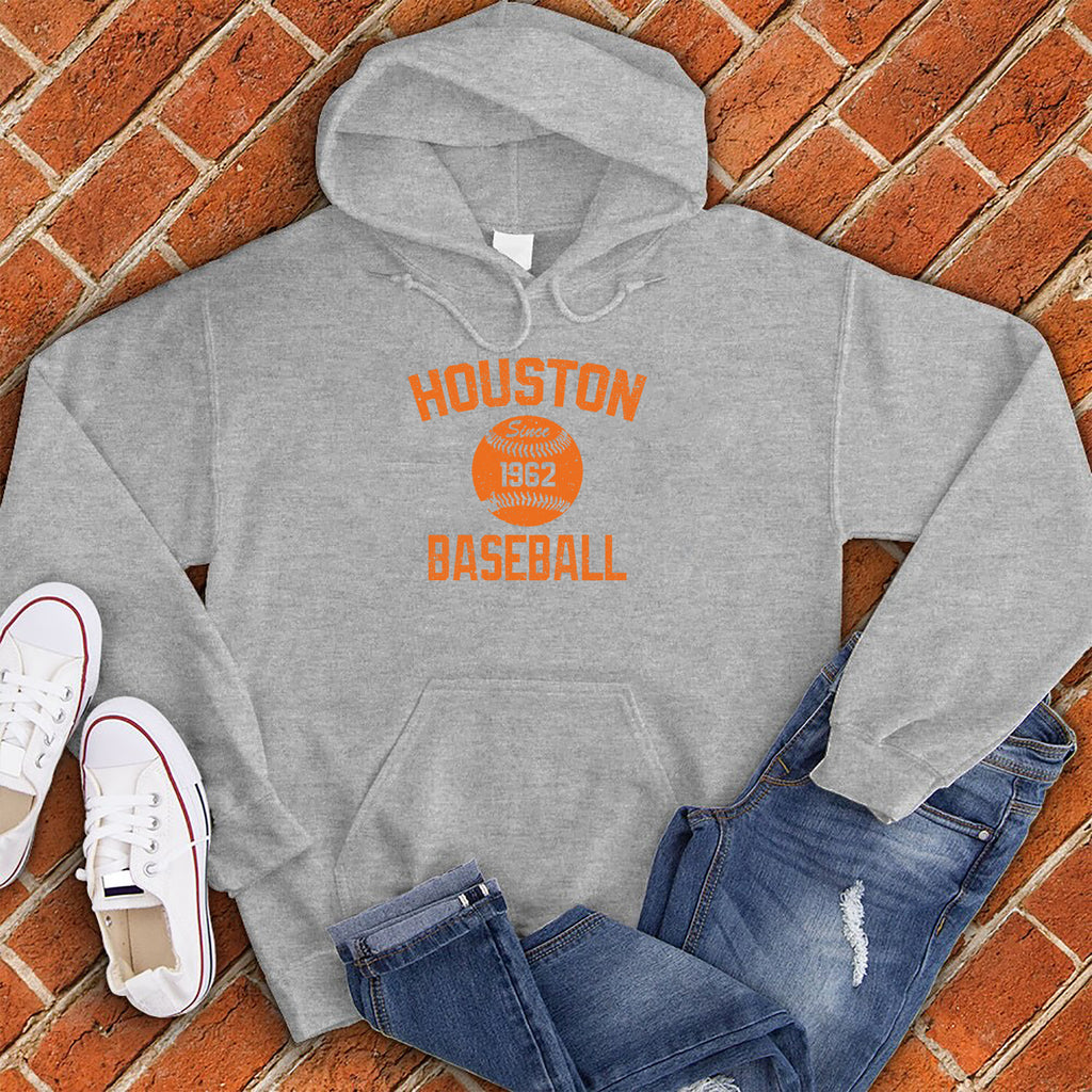 Houston Baseball Hoodie Hoodie Tshirts.com Grey Heather S 