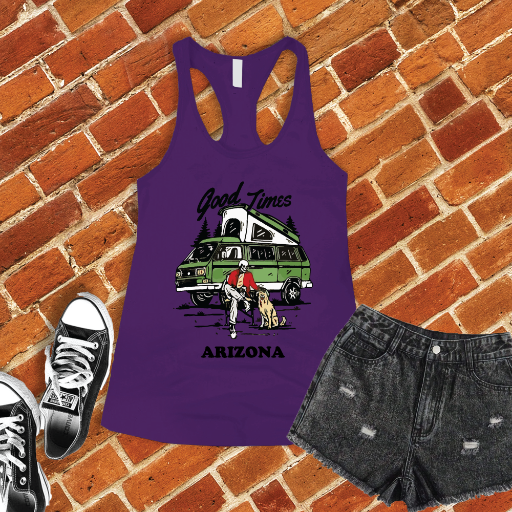 Good Times Arizona Women's Tank Top Tank Top Tshirts.com Purple Rush S 