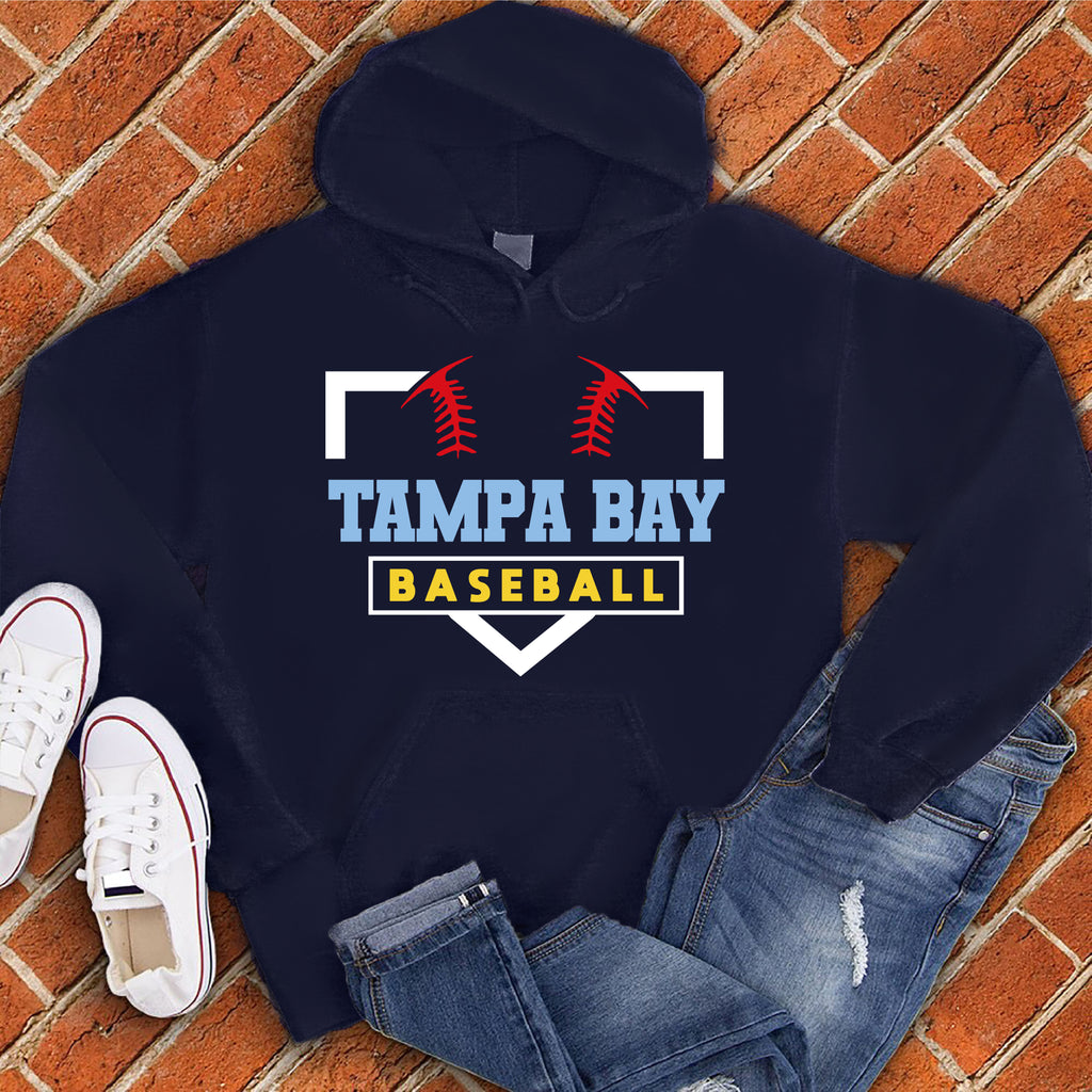 Tampa Bay Homeplate Hoodie Hoodie Tshirts.com Classic Navy S 