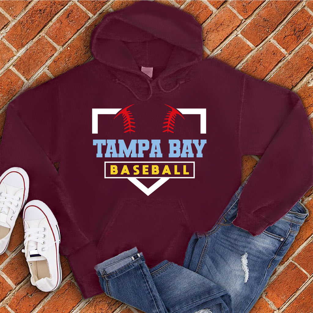Tampa Bay Homeplate Hoodie Hoodie Tshirts.com Maroon S 