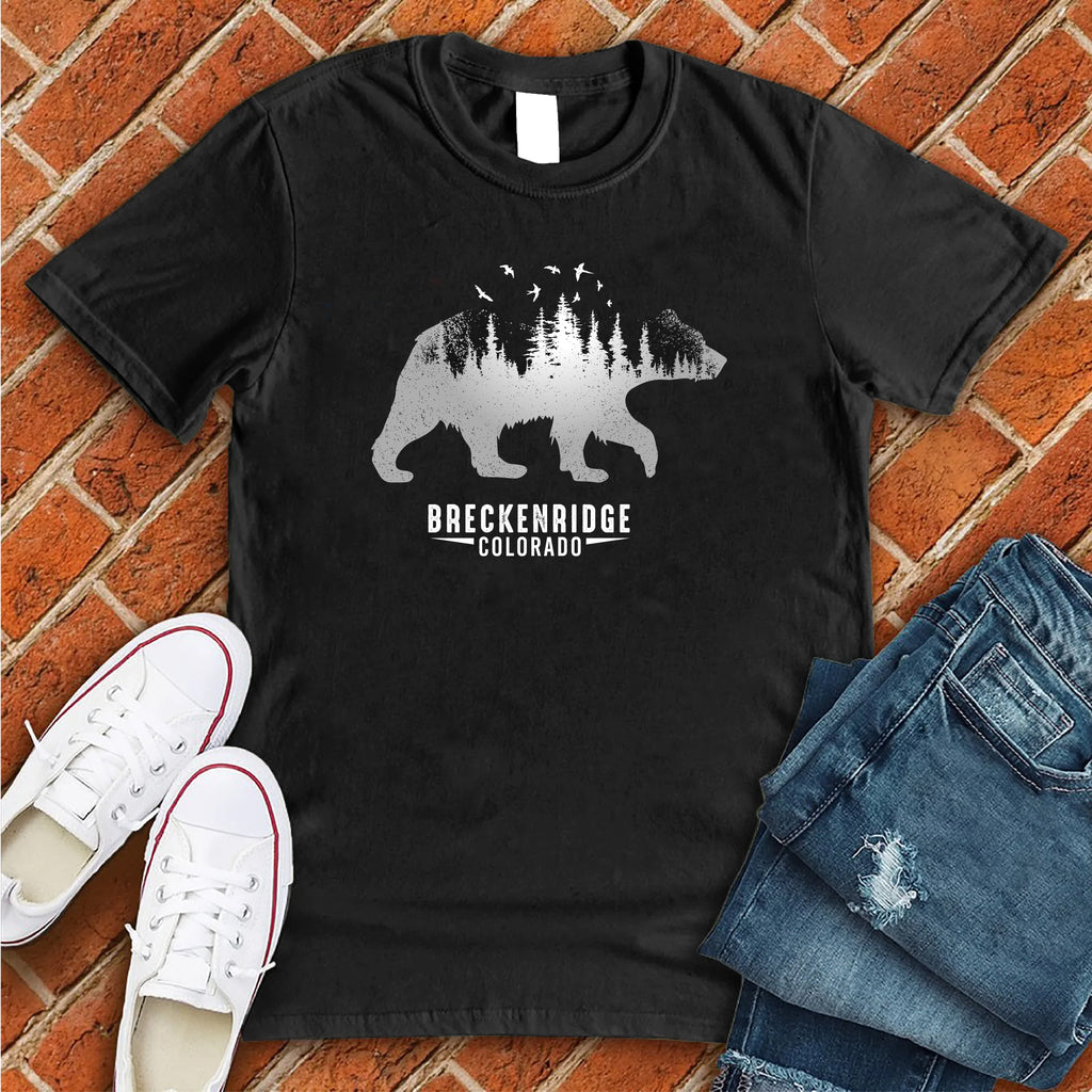 Breckenridge Bear T-Shirt T-Shirt Tshirts.com Black S 