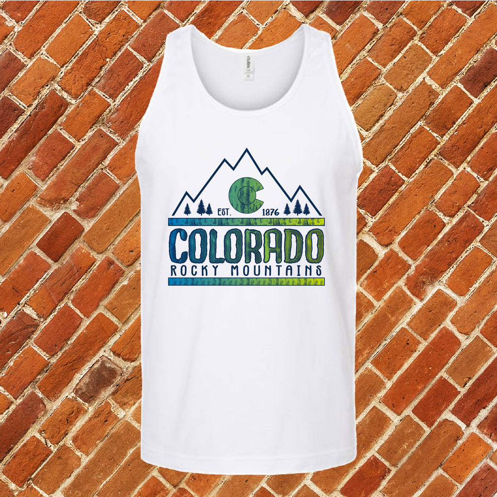 Colorado Rockies Ombre Unisex Tank Top Tank Top tshirts.com White S 