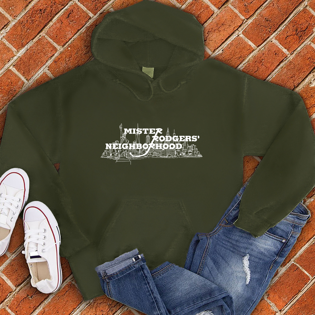 Mr. Rodgers' Neighborhood Hoodie Hoodie Tshirts.com Army S 
